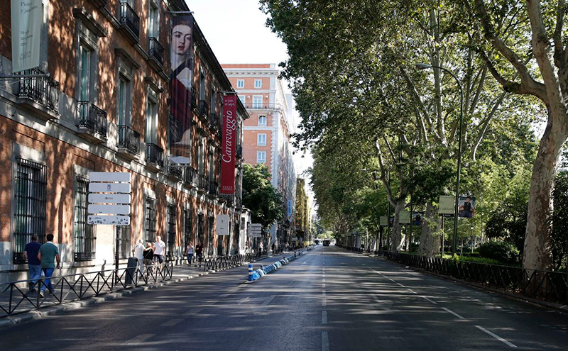 Paseo del Prado, Madrid.